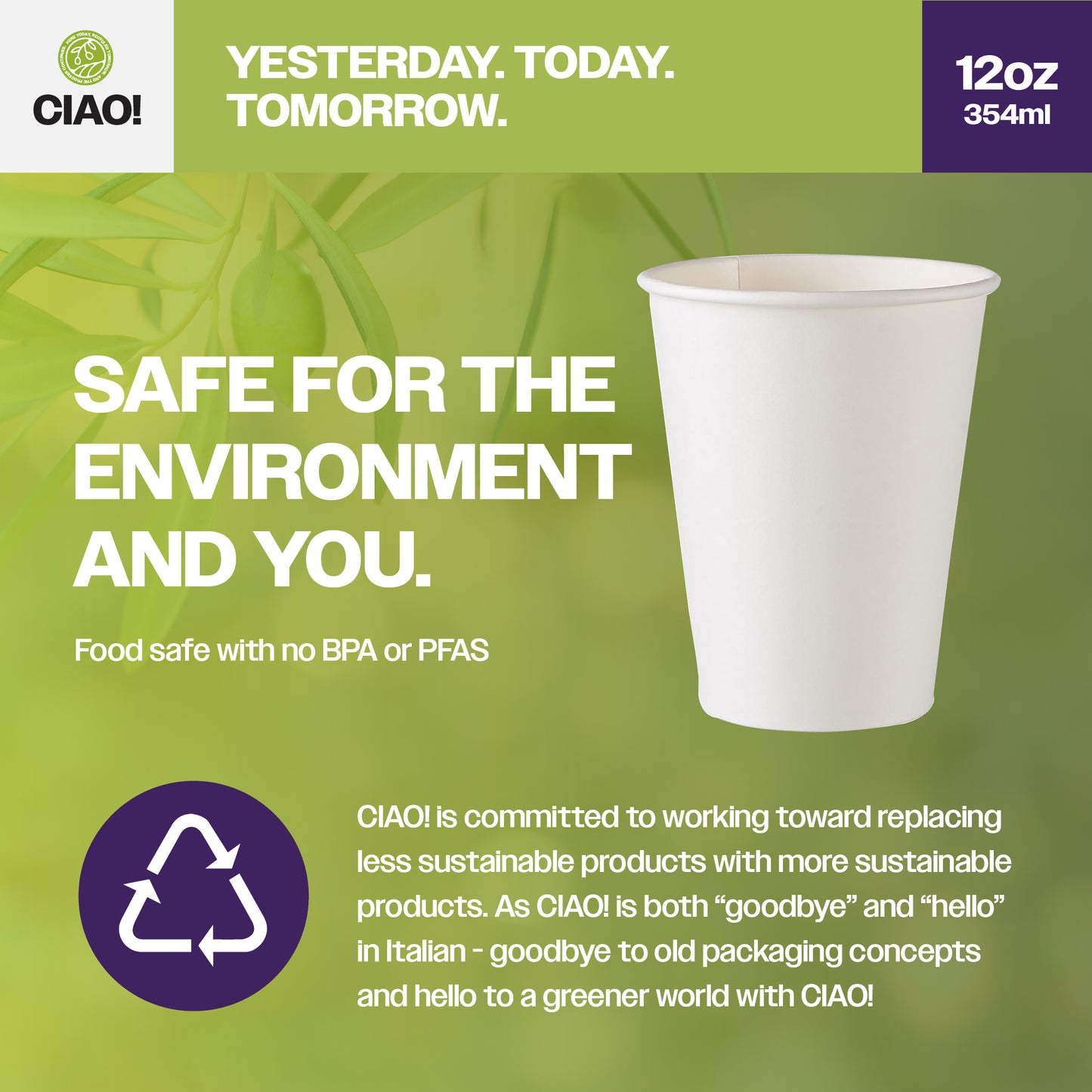 Eco-Friendly Hot Paper Cups