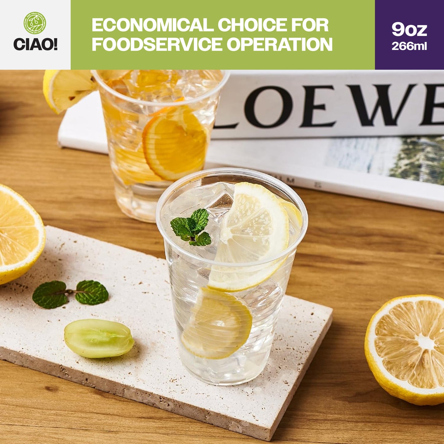 Ciao! 9OZ Polypropylene Disposable Cup (Case of 1,000)