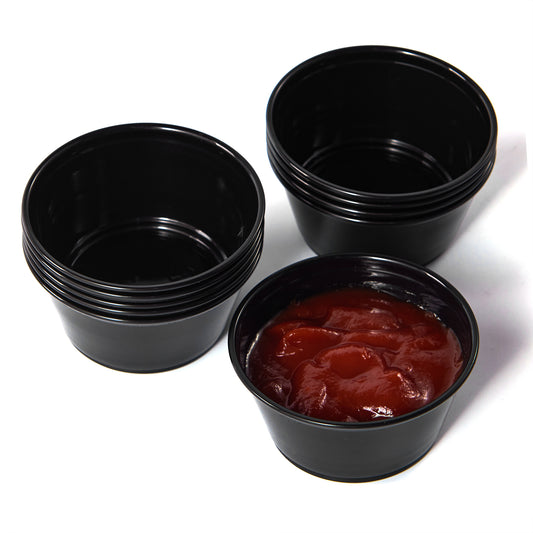 CIAO! 3.25OZ PP Black Portion Cup (Case of 2,500)