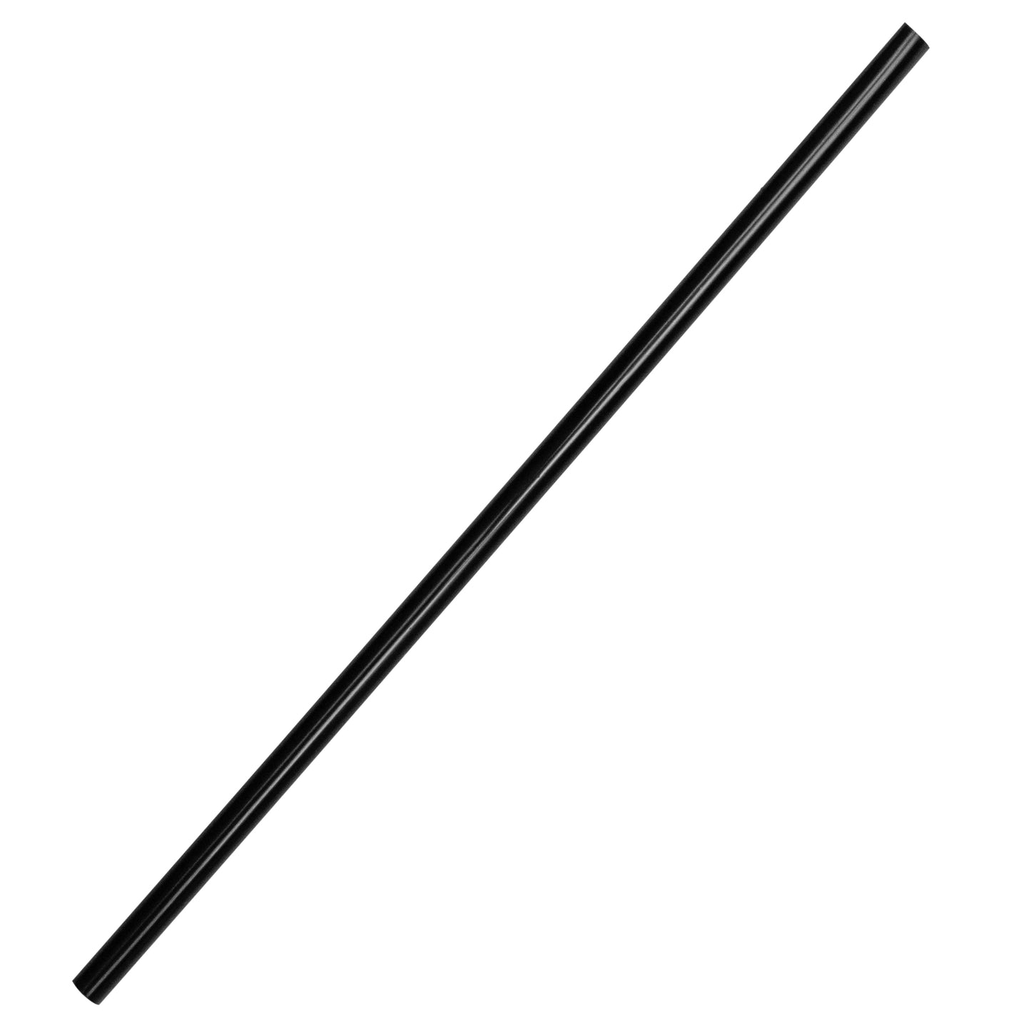 CIAO! 7.75" Jumbo Black Straws (5.9mm Diameter) Paper-Wrapped 6,000/case…