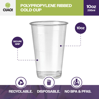 Ciao! 10OZ Polypropylene Disposable Cup (Case of 1,000)