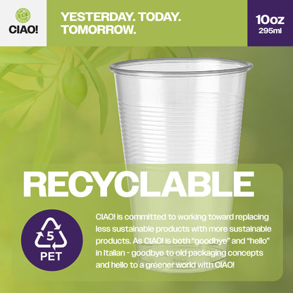 Ciao! 10OZ Polypropylene Disposable Cup (Case of 1,000)