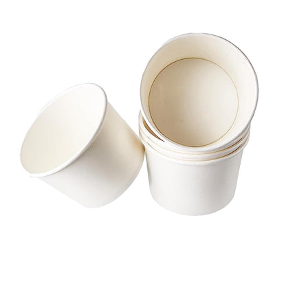 CIAO! 16OZ Disposable White Paper Food Container (500/case)