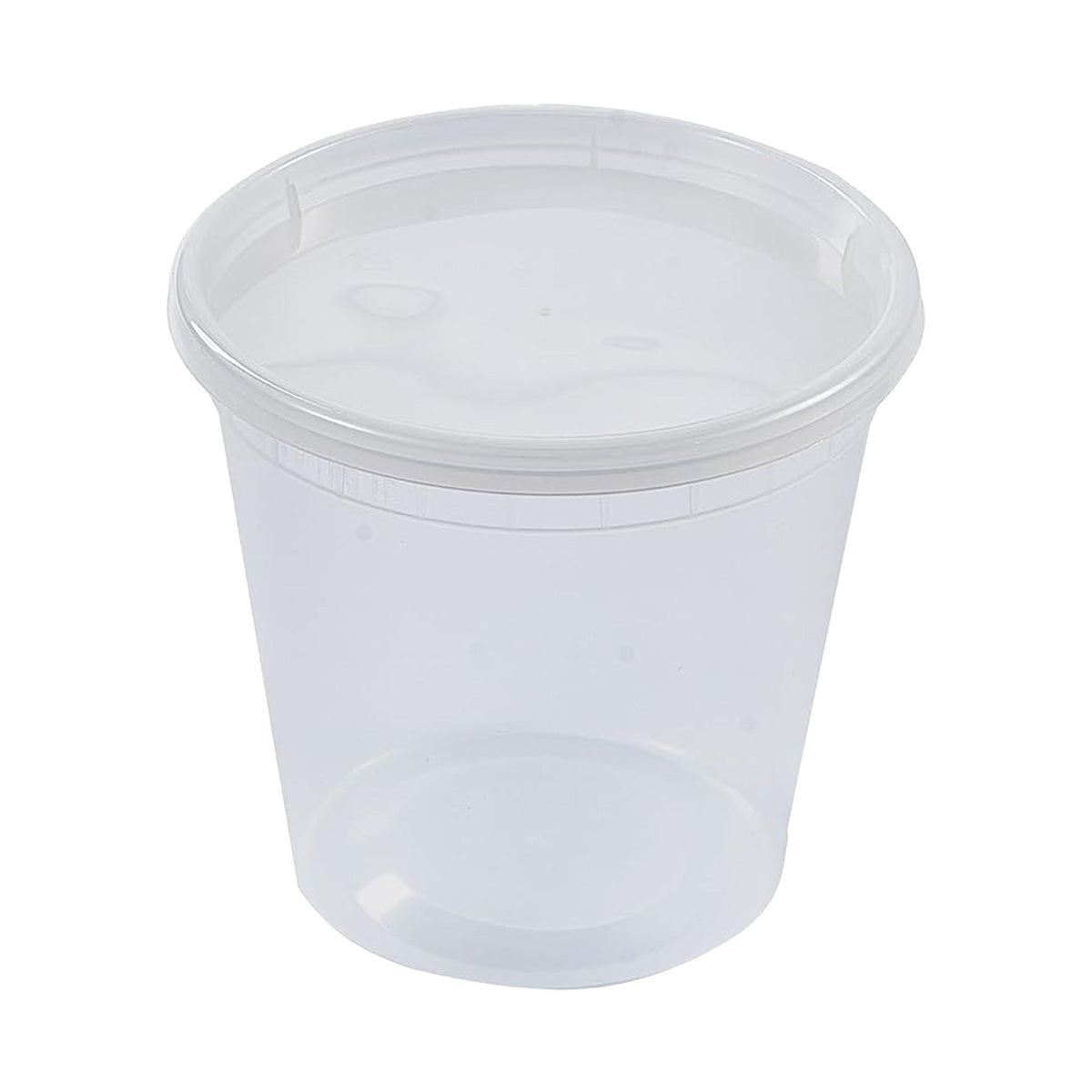 CIAO! 24OZ Injection Molded Soup-Deli Container with Lid (240/240 combo pack)