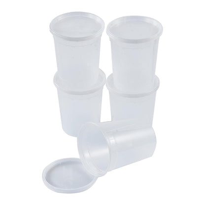 CIAO! 32OZ Injection Molded Soup-Deli Container with Lid (240/240 combo pack)