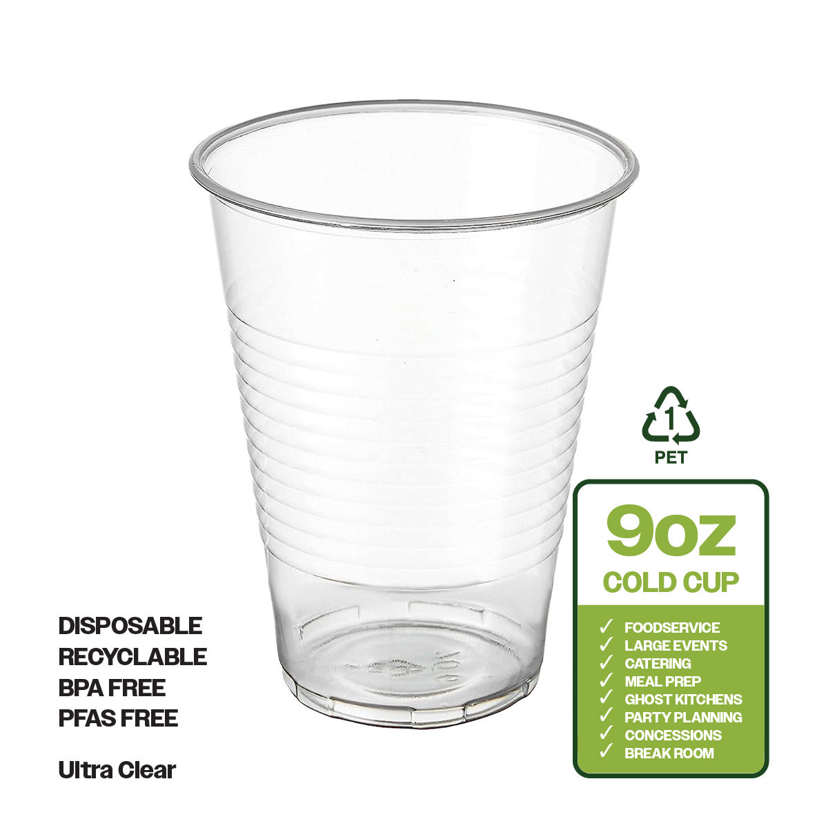 Ciao! 9OZ Polypropylene Disposable Cup (Case of 1,000)