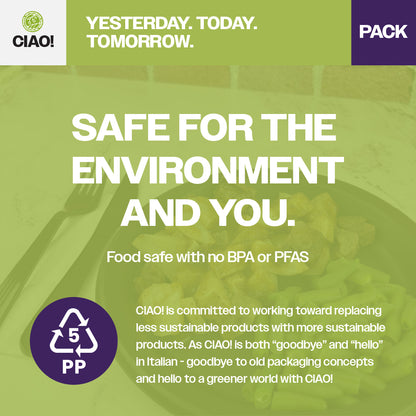 CIAO! Heavy Weight Black Individually Wrapped 3 Piece Cutlery Kit - Knife, Fork, Napkin (Case of 250)