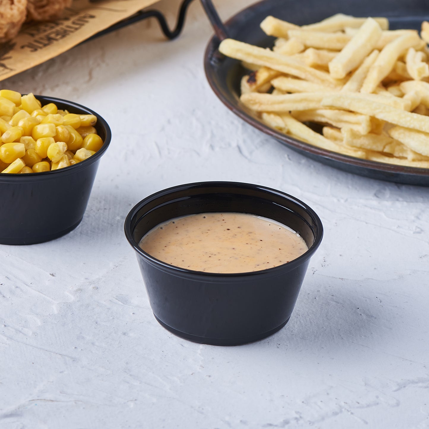 CIAO! 3.25OZ PP Black Portion Cup (Case of 2,500)