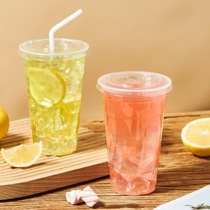 CIAO! 24OZ PP Plastic Cold Drink Cup, Great for Smoothies, Iced Coffee, Boba and Cold Drinks, 98mm (Case of 600)