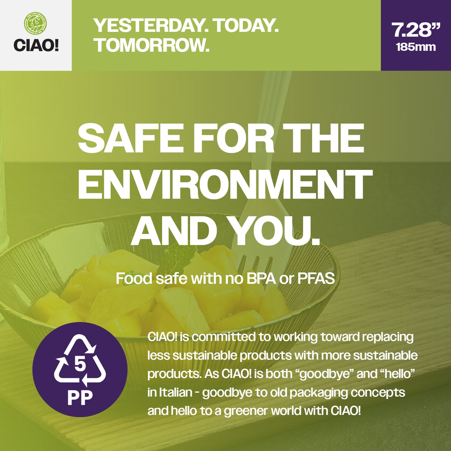 CIAO! Heavy Weight White Fork Polypropylene Individually Wrapped (Case of 1,000)