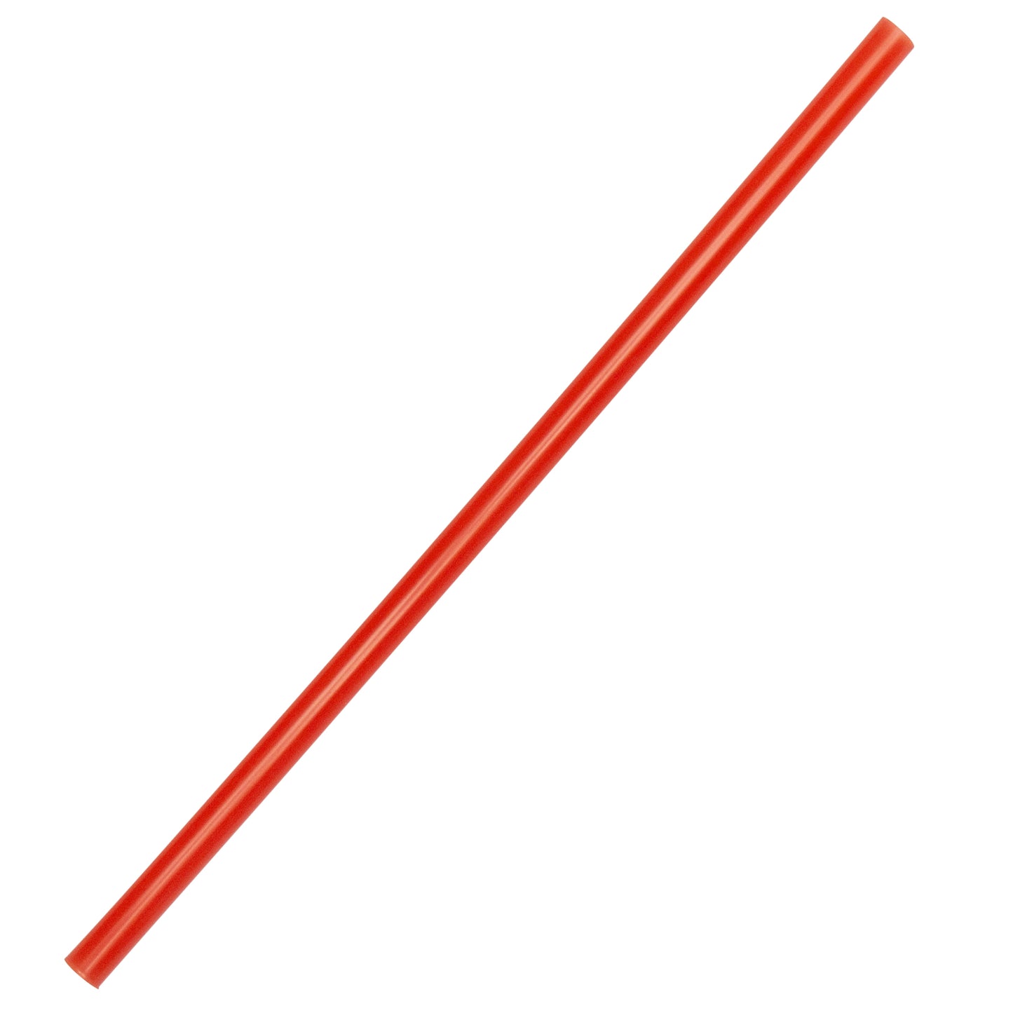CIAO! 8.5" Red Plastic Giant Straw .3"(7.7mm) outside diameter Paper Wrapped for Smoothies, Slushies and Sodas…
