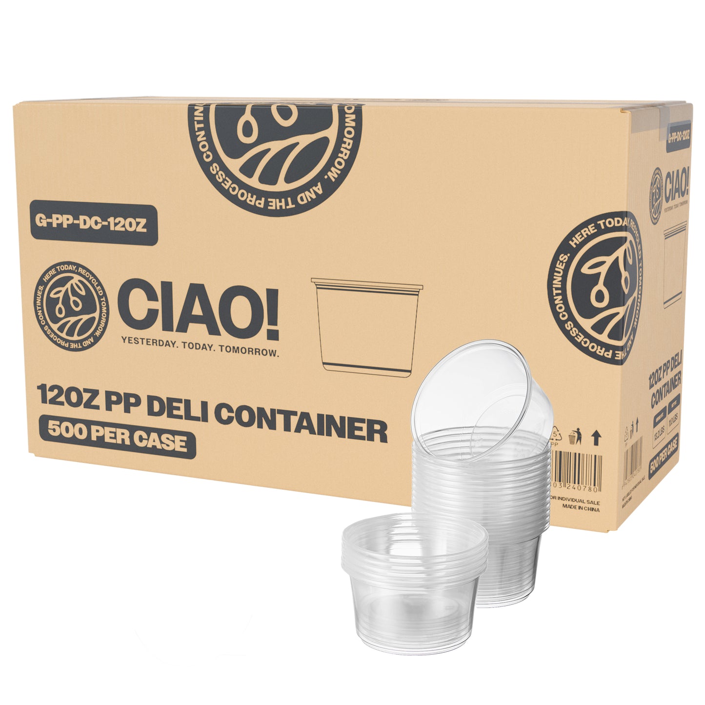 Single Carton of deli containers