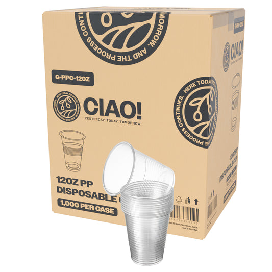 Ciao! 12OZ Polypropylene Disposable Cup (Case of 1,000)