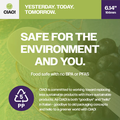 CIAO! Heavy Weight White Soupspoons Polypropylene Individually Wrapped (Case of 1,000)